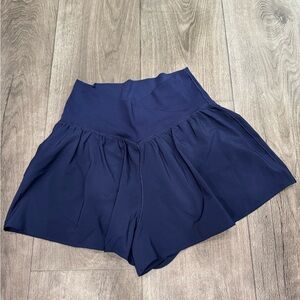 Aerie High-Waisted Navy Shorts